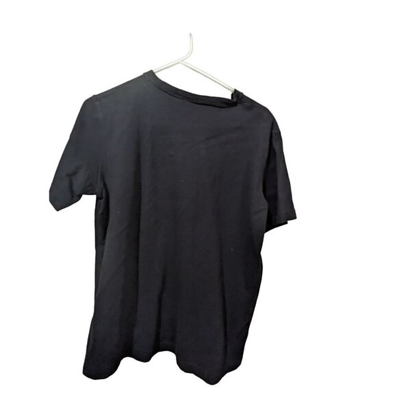 KIM ROGERS CASUAL KNIT TOP-Size PM SHORT SLEEVE- Black Red Poppy - Picture 4 of 7